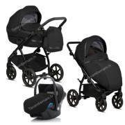 Tutis Uno 3 plus 3-1 100 Charcoal bērnu rati trīs vienā